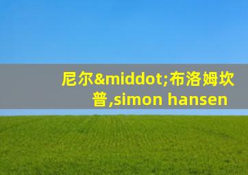 尼尔·布洛姆坎普,simon hansen